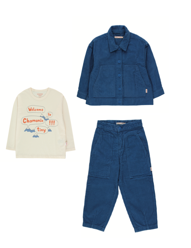 BLUE CORDUROY SET