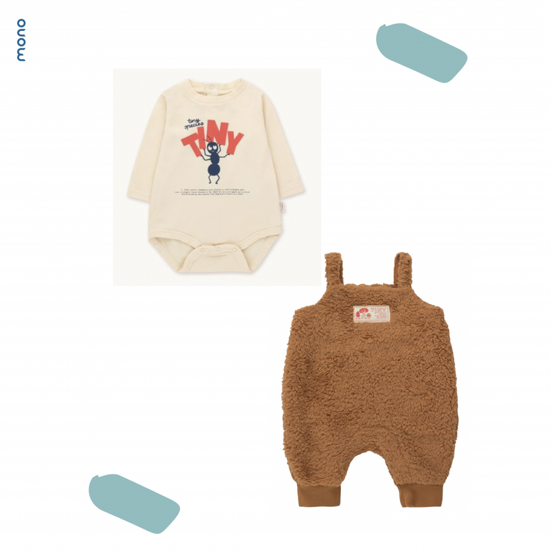 SHERPA DUNGAREE TOFFEE SET