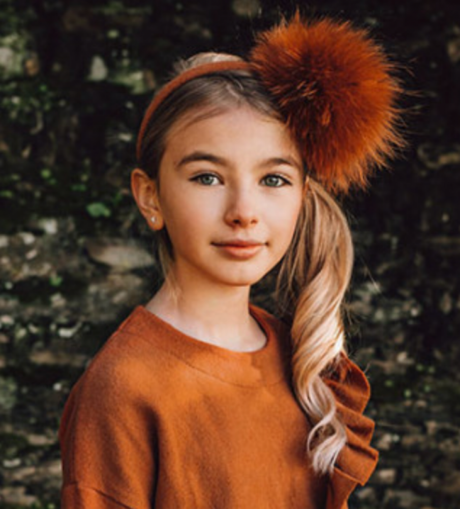 Headband with Big Pompom